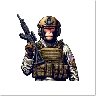 Tactical Monkey Posters and Art